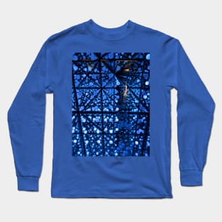 Nitro Blue Lights Pattern Long Sleeve T-Shirt